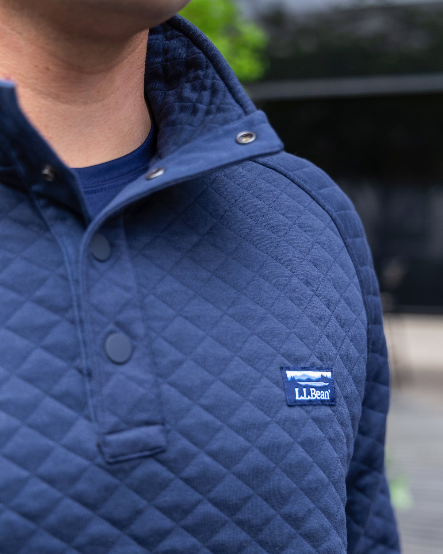 Men's LL Bean Quilted Pullover