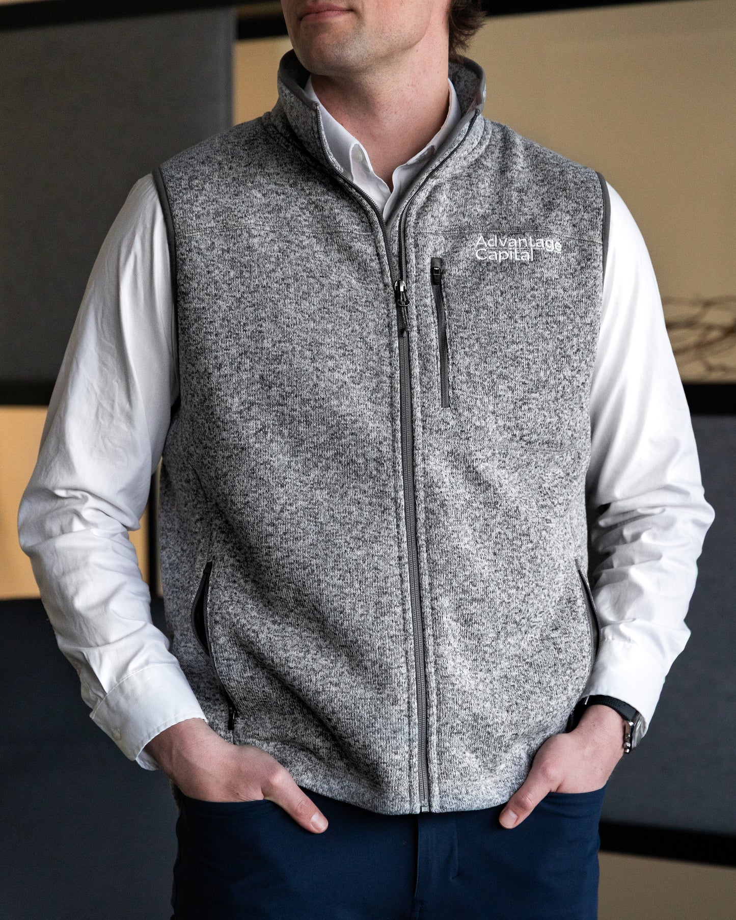 LL Bean Fleece Sweater Vest