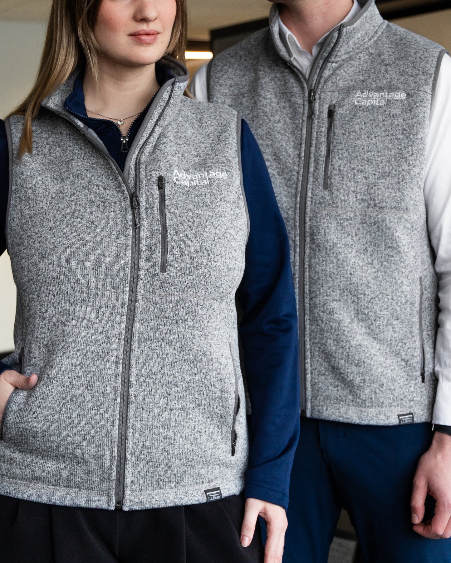 LL Bean Fleece Sweater Vest