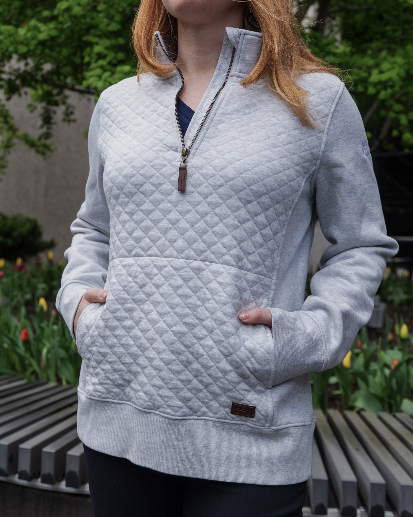 Women's LL Bean Quilted Pullover